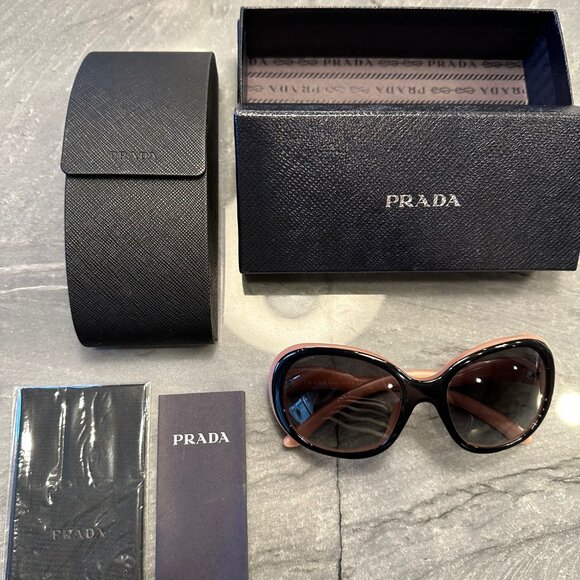 Prada Sunglasses Black/Rose Spring \'08 main image 8